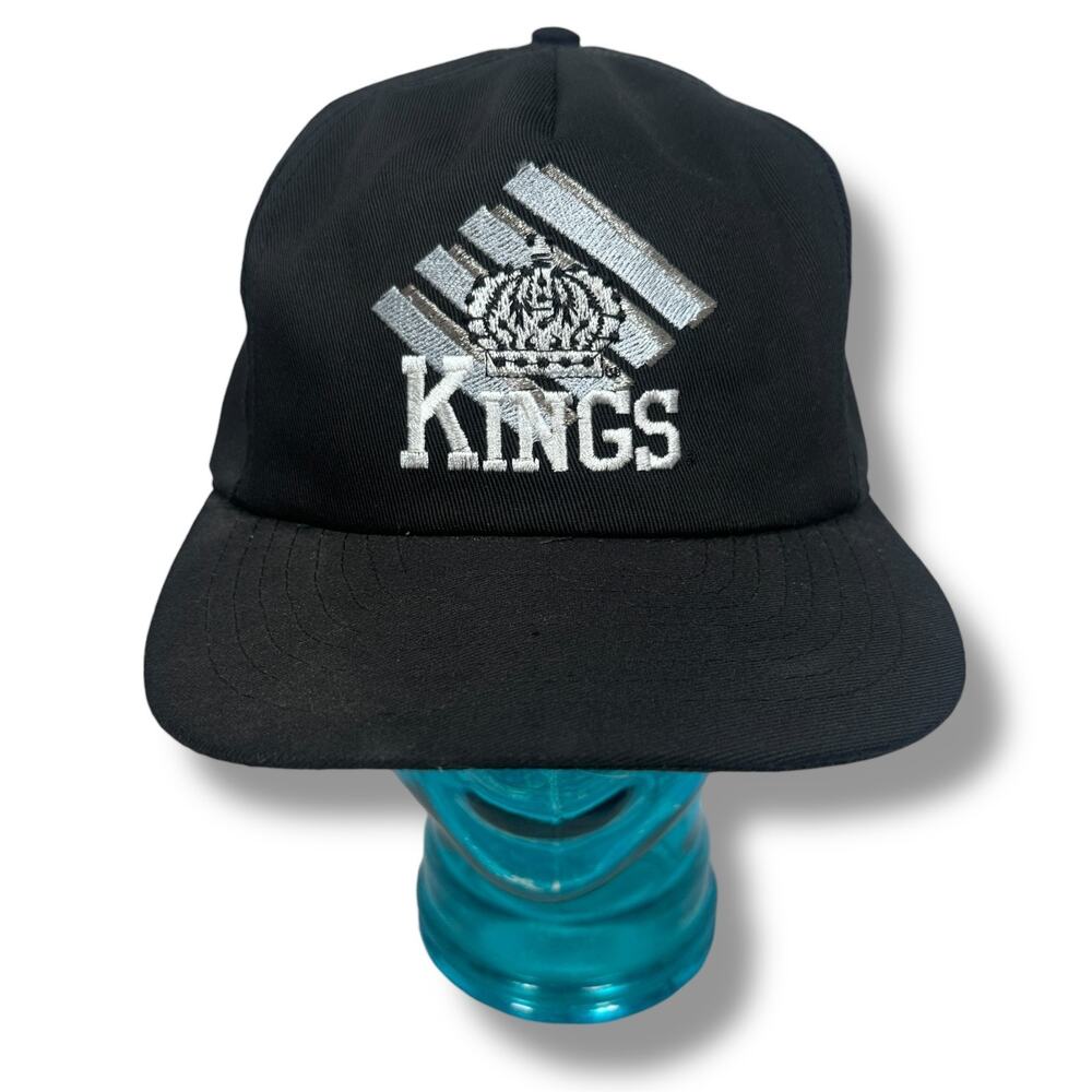 Vintage‎ CCM American Needle Los Angeles LA Kings Cap Black Snapback Hat 90s